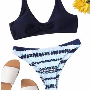 NEVER BEEN WORN Tie dye zaful bikini